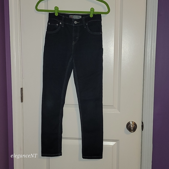 Levi Strauss & Co. 512 Sim Taper Blue Jeans Boys Youth Size: 12 reg - Picture 3 of 6